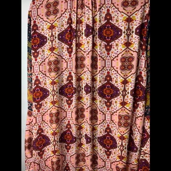 Last One! BoHo Dress Floral Size Medium - Picture 6 of 7
